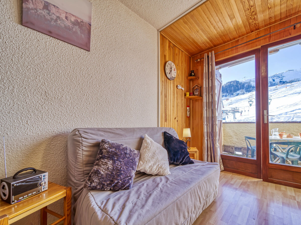 Studio Ariane avec balcon sud et vue pistes - Photo 7