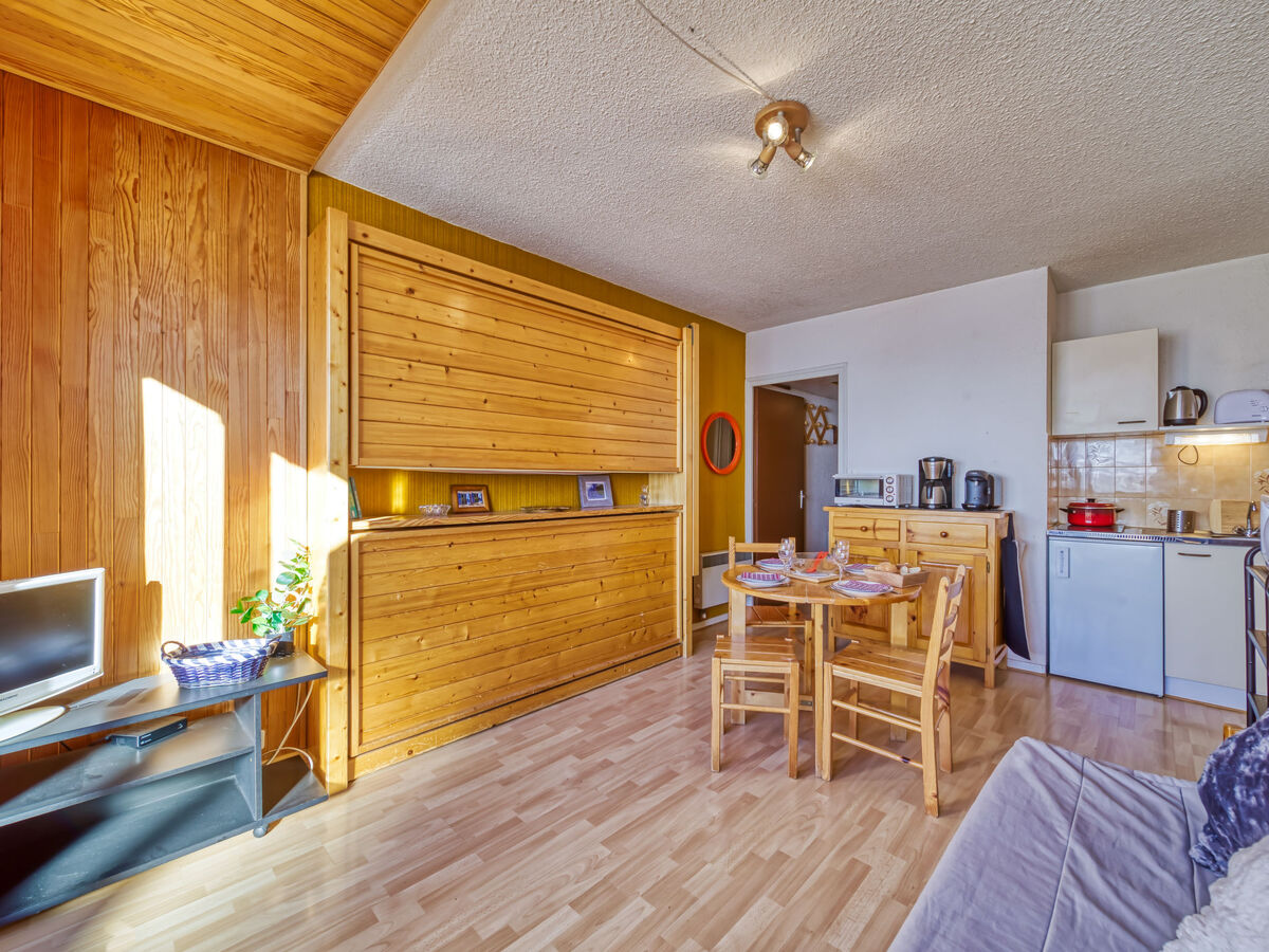 Studio Ariane avec balcon sud et vue pistes - Photo 8