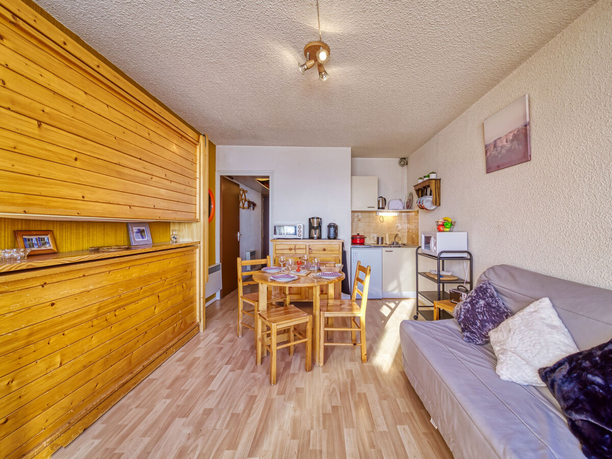 Studio Ariane avec balcon sud et vue pistes - Photo 10