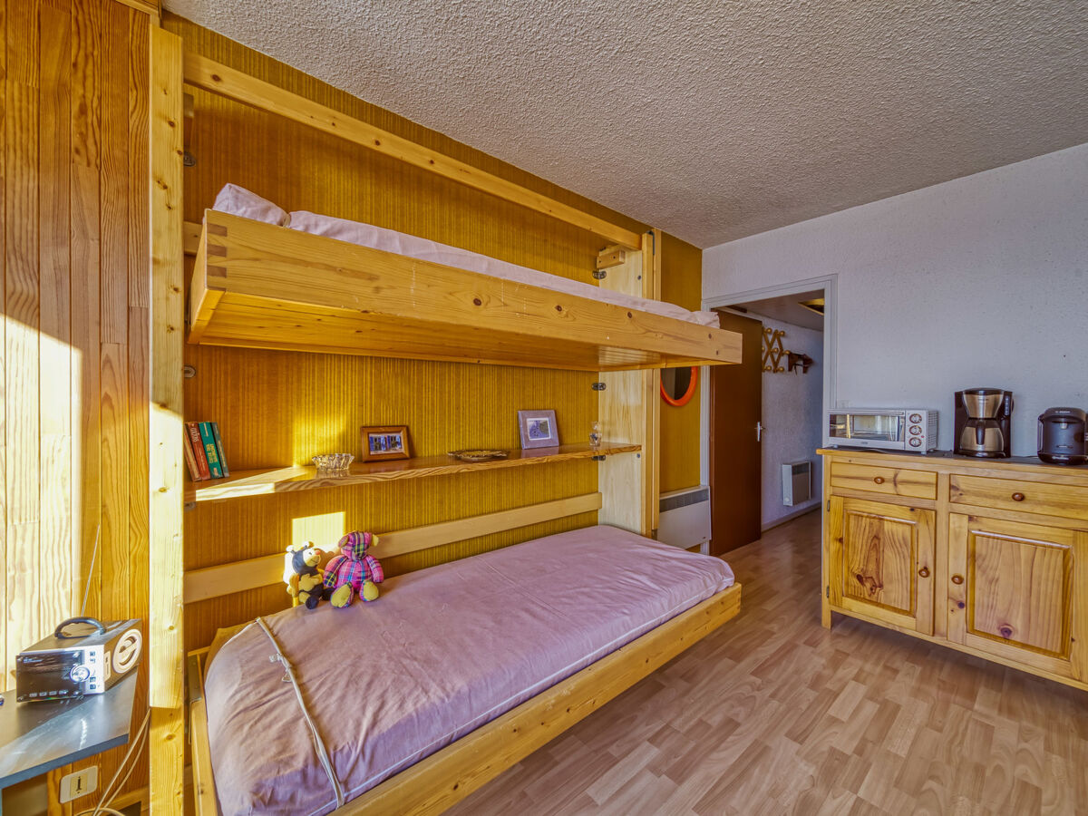 Studio Ariane avec balcon sud et vue pistes - Photo 12