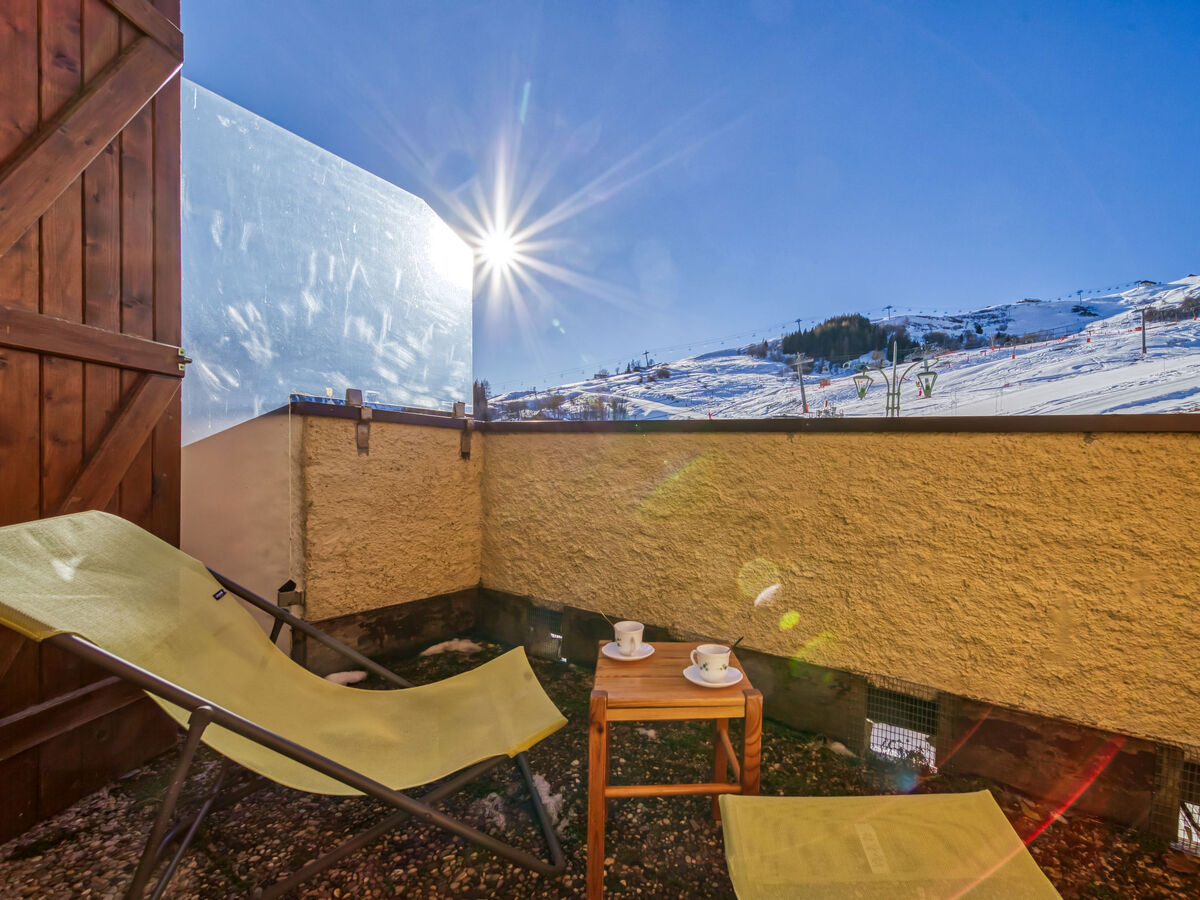 Studio Ariane avec balcon sud et vue pistes - Photo 24