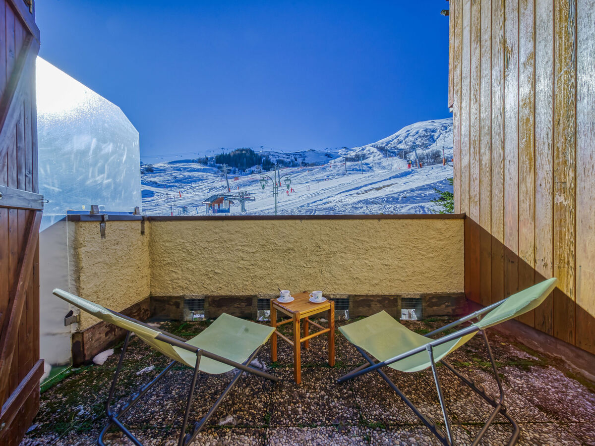 Studio Ariane avec balcon sud et vue pistes - Photo 25