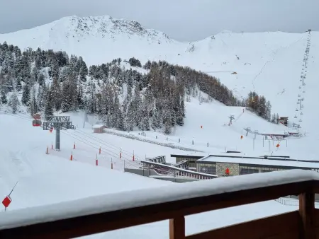 Studio ski-in/ski-out, balcon sud, La Plagne : photo 11