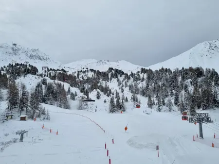 Studio ski-in/ski-out, balcon sud, La Plagne : photo 13