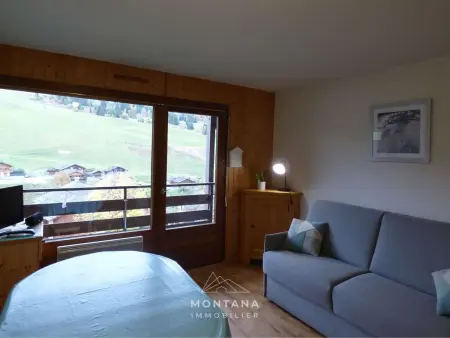 Studio 4 pers avec vue Mont Lachat et garage : photo 2