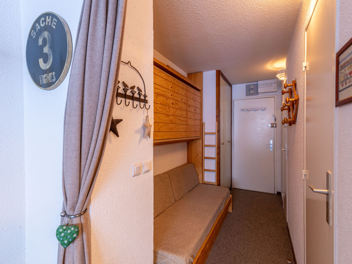 Studio 25 m² Tignes, balcon sud, skis au pied - Photo 3