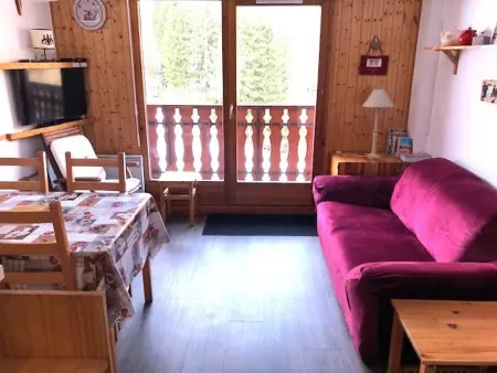 Appartement 3 pièces, 5e étage, balcon vue pistes à Saint-Jean-d'Aulps - Photo 1