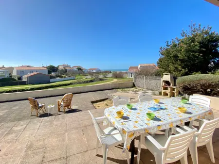 Maison 8 pers. vue mer, terrasse 100m², accès piste cyclable