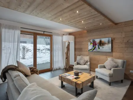 Location appartement à Megève, Appartement spacieux à Megève, 3 ch, près des pistes, parking privé