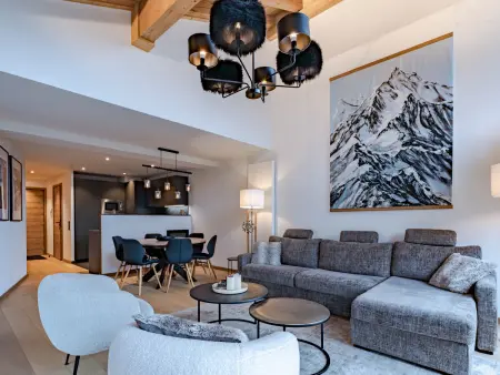 Appartement 91 m² vue Saulire, balcon et parking à Méribel : photo 6
