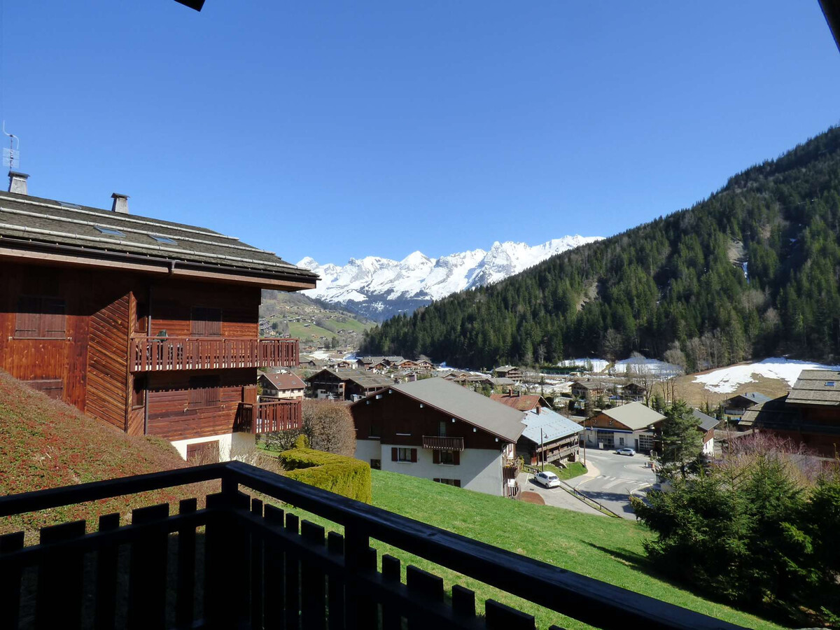 Studio 4 pers. au Grand-Bornand, vue Aravis et garage - Photo 2