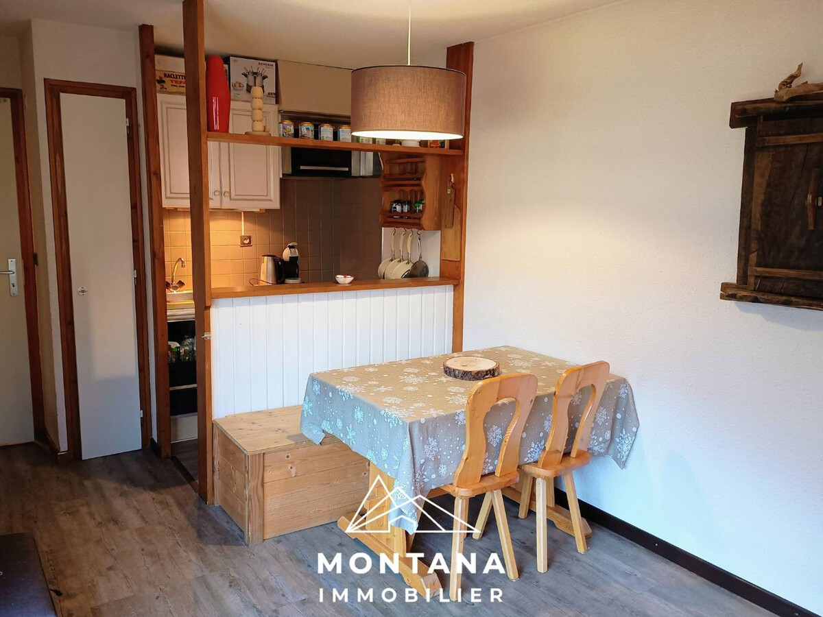 Studio 4 pers. au Grand-Bornand, vue Aravis et garage - Photo 4