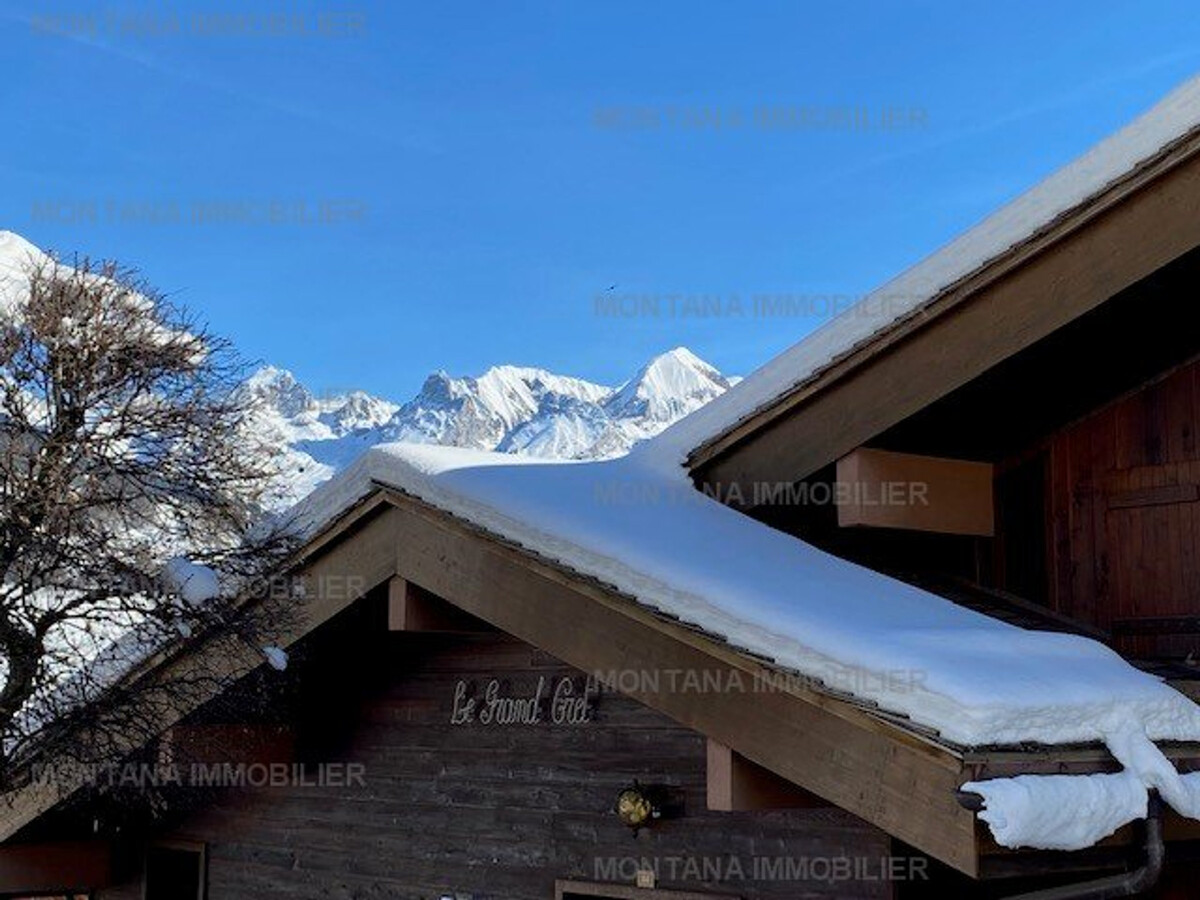 Studio 4 pers. au Grand-Bornand, vue Aravis et garage - Photo 10