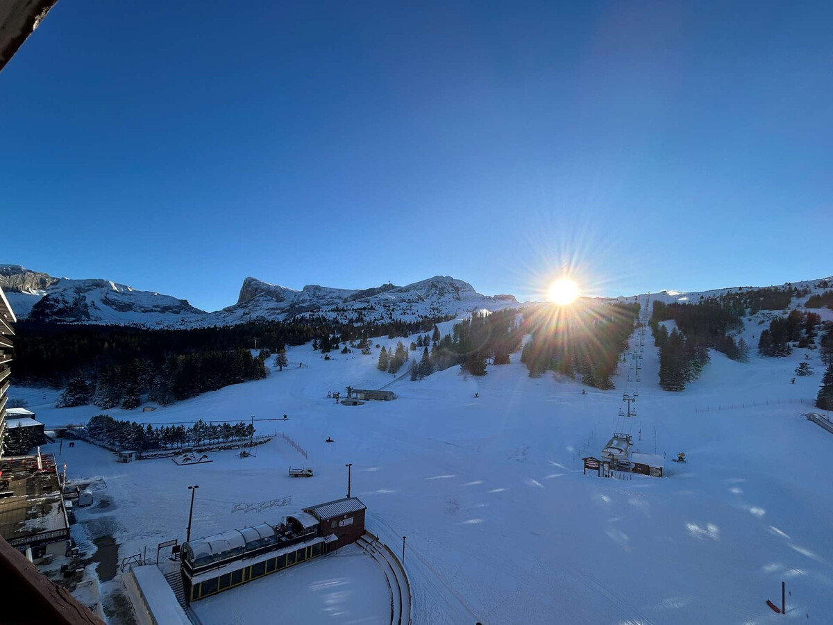 Studio 4 pers. à 50m du télésiège, vue neige - Photo 17
