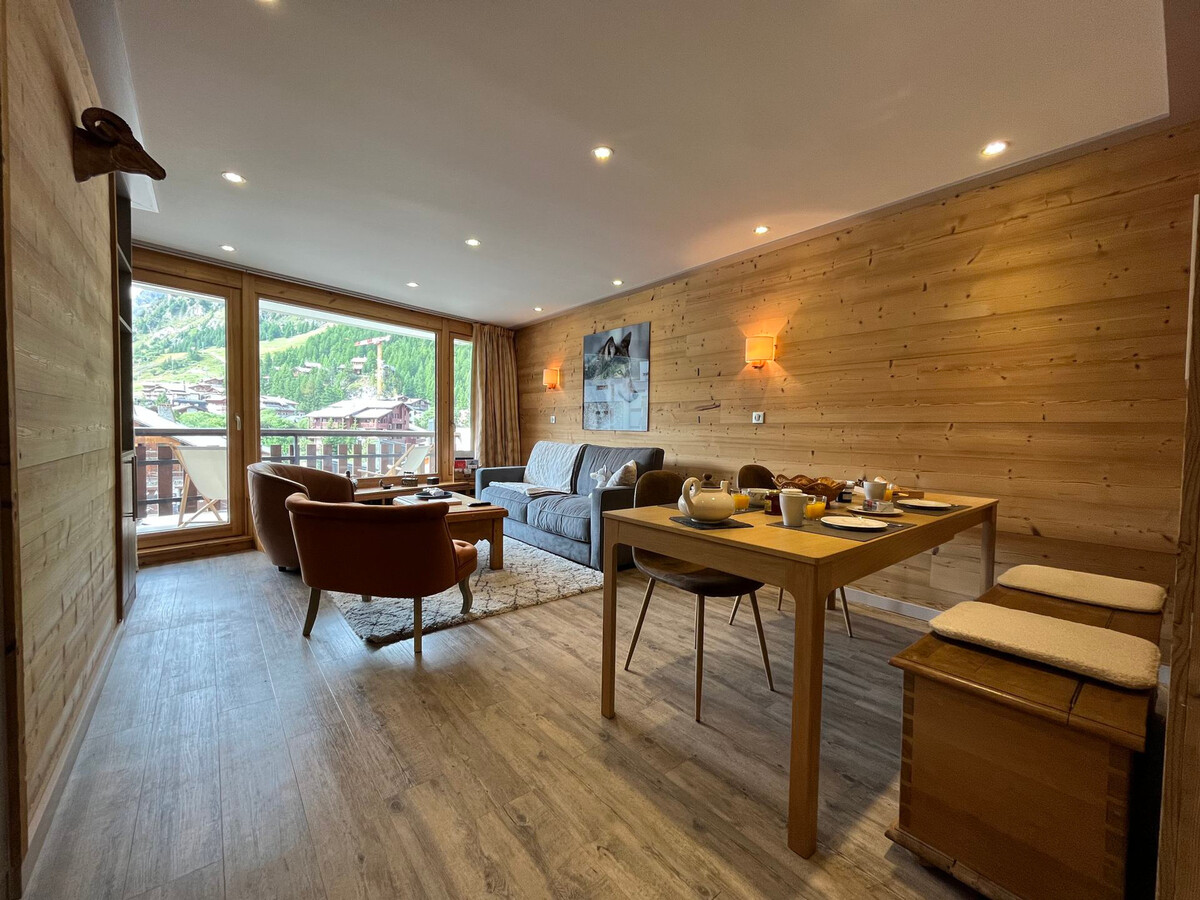 Appartement Val-d'Isère, balcon sud, vue montagne - Photo 2