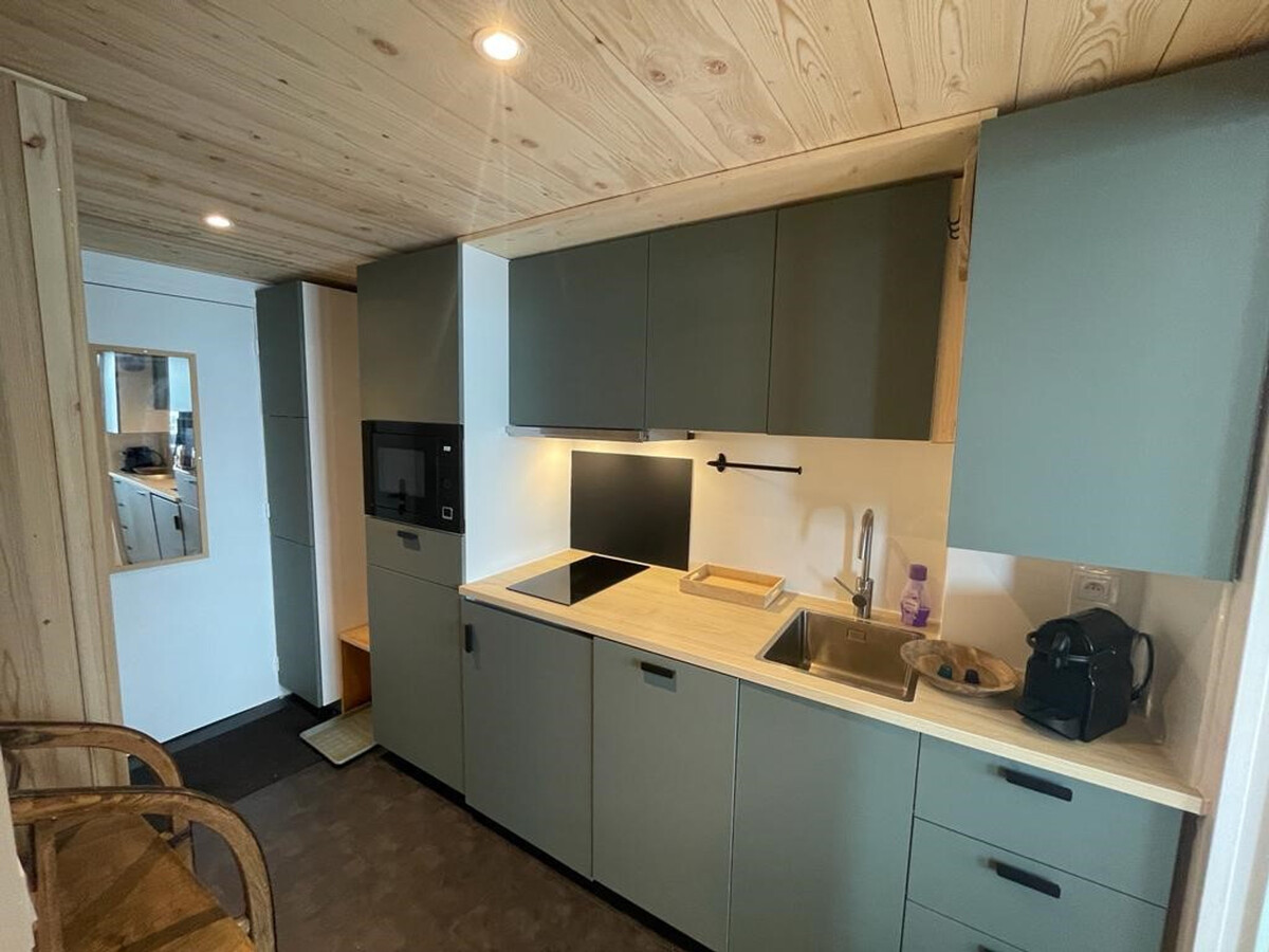 Studio cabine 26m² balcon, centre Tignes Val Claret - Photo 2