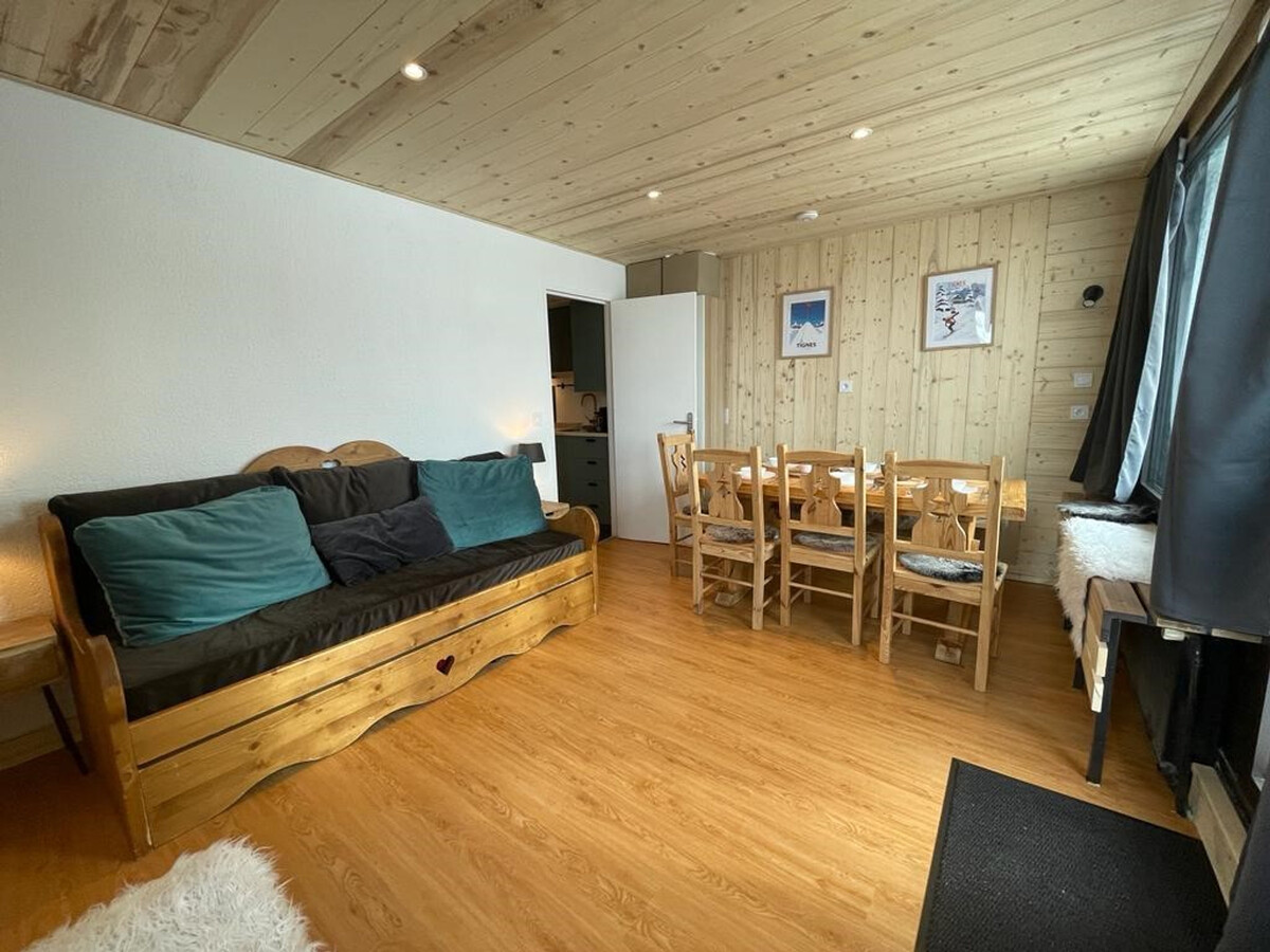 Studio cabine 26m² balcon, centre Tignes Val Claret - Photo 5