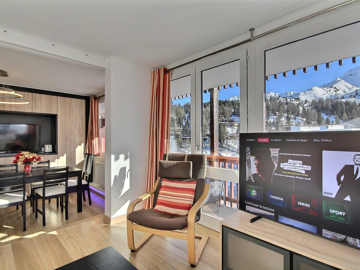 Appartement 4 pers. rénové, grand balcon vue pistes à La Plagne - Photo 2
