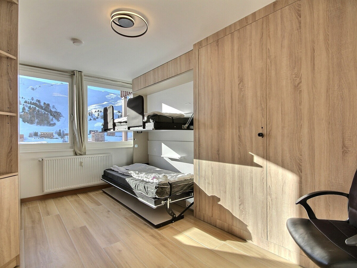 Appartement 4 pers. rénové, grand balcon vue pistes à La Plagne - Photo 8