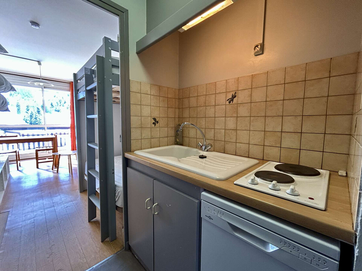 Studio montagne 4 pers., 50m du télésiège Le Jas - Photo 3