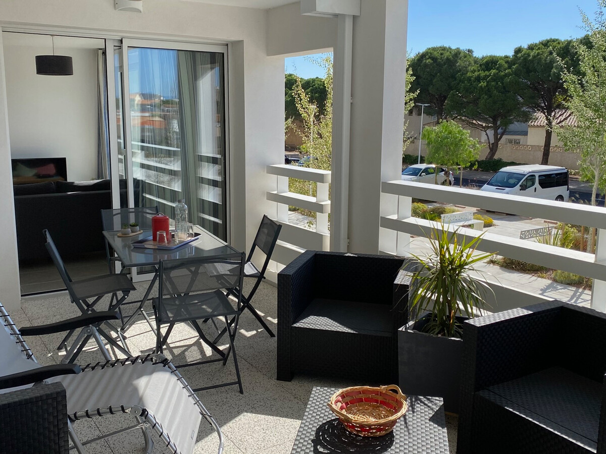 T2 climatisé Port Leucate, 400m plage, terrasse - Photo 1