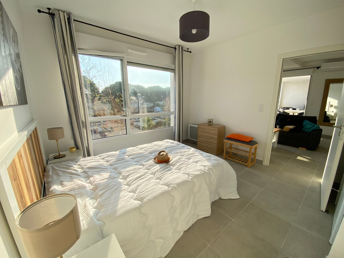 T2 climatisé Port Leucate, 400m plage, terrasse - Photo 10