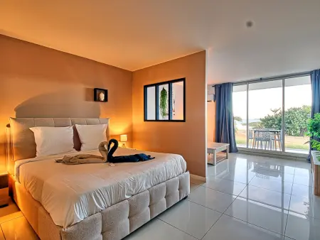 Location appartement à Saint Martin , Escapade Romantique à Proximité de la Plage dOrient Bay