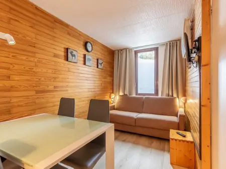 Location appartement à Plagne Bellecôte, Studio rénové 4 pers, balcon, centre Plagne Bellecôte