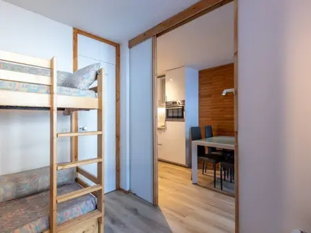 Studio rénové 4 pers, balcon, centre Plagne Bellecôte : photo 13