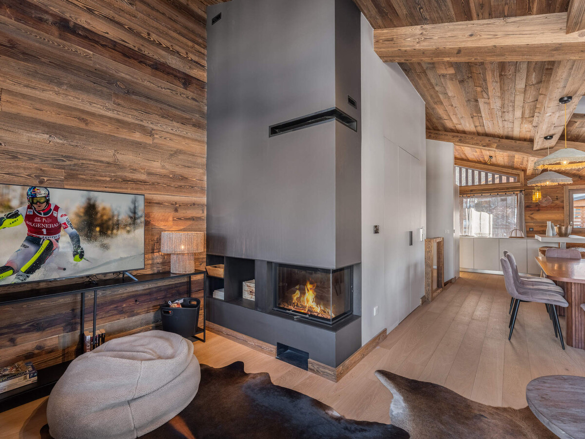 Appartement 9 pers., 3 chambres, piscine et spa à Megève - Photo 2