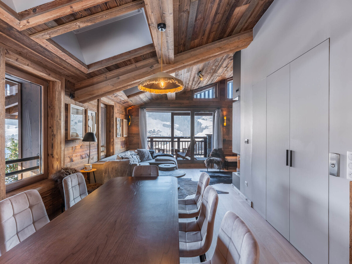 Appartement 9 pers., 3 chambres, piscine et spa à Megève - Photo 3