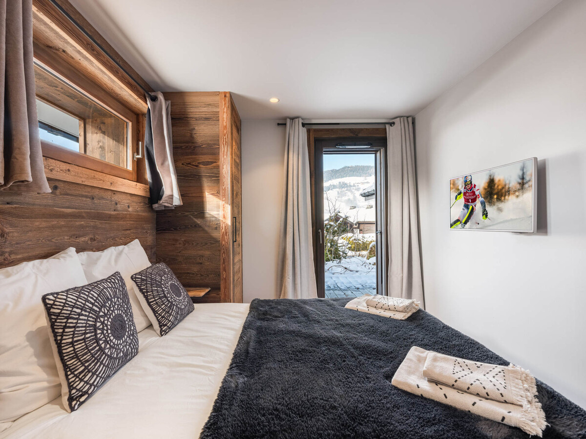 Appartement 9 pers., 3 chambres, piscine et spa à Megève - Photo 8