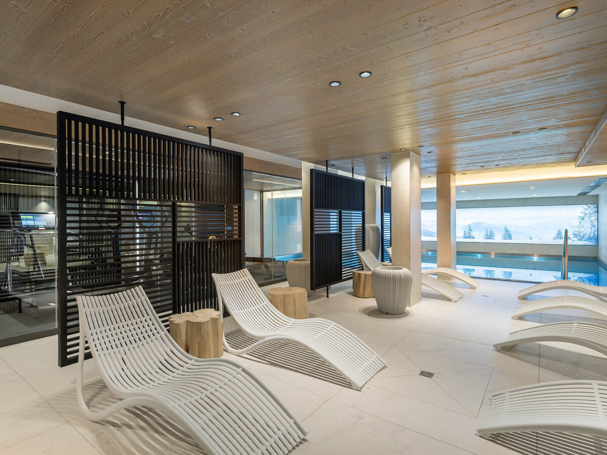 Appartement 9 pers., 3 chambres, piscine et spa à Megève - Photo 16