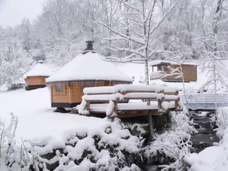 Cabane romantique avec terrasse panoramique à Ferdrupt - Photo 1