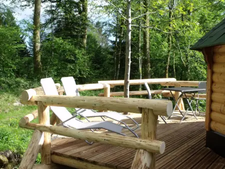 Cabane romantique avec terrasse panoramique à Ferdrupt - Photo 6