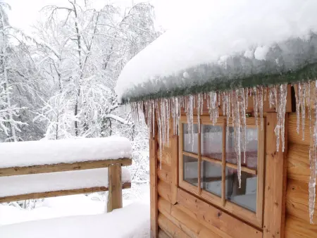 Cabane romantique avec terrasse panoramique à Ferdrupt - Photo 7