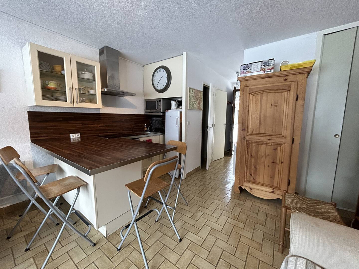Studio 4 pers. Monêtier-les-Bains, balcon sud, 550m pistes - Photo 2