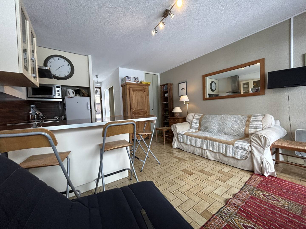 Studio 4 pers. Monêtier-les-Bains, balcon sud, 550m pistes - Photo 3