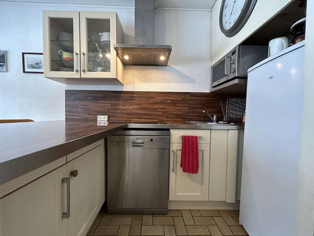 Studio 4 pers. Monêtier-les-Bains, balcon sud, 550m pistes - Photo 4