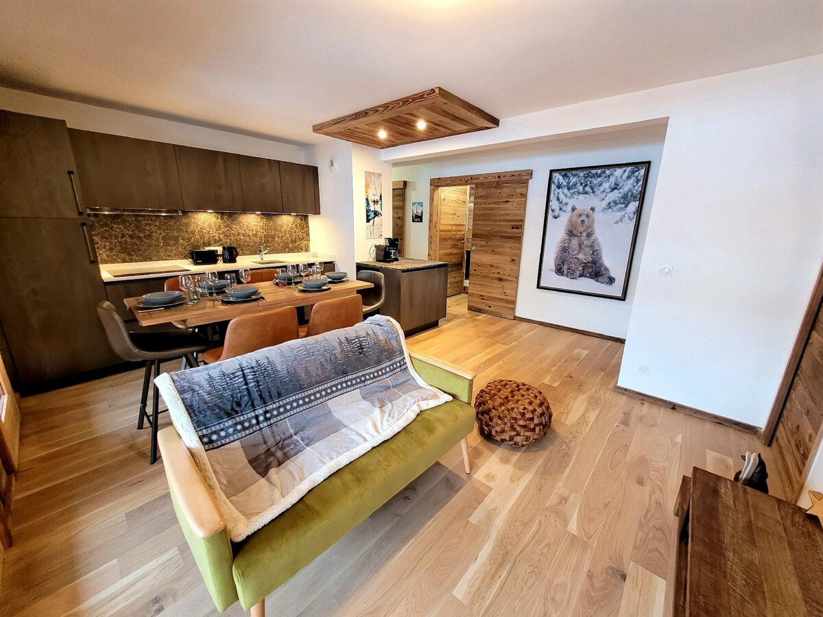 Appartement 6 pers aux Gets, terrasse et parking couvert - Photo 12