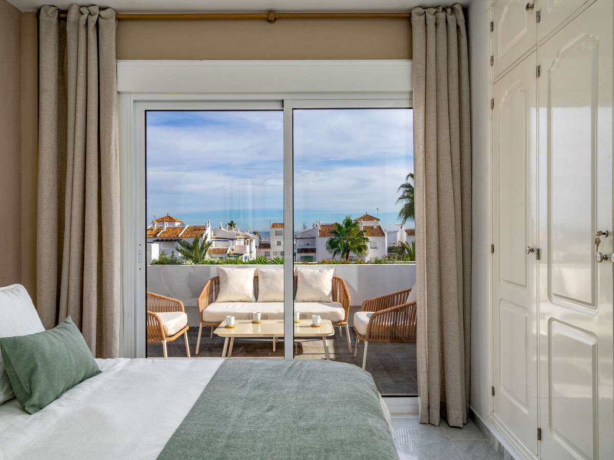 Ático Los Pelicanos, appartement Manilva vue mer - Photo 16