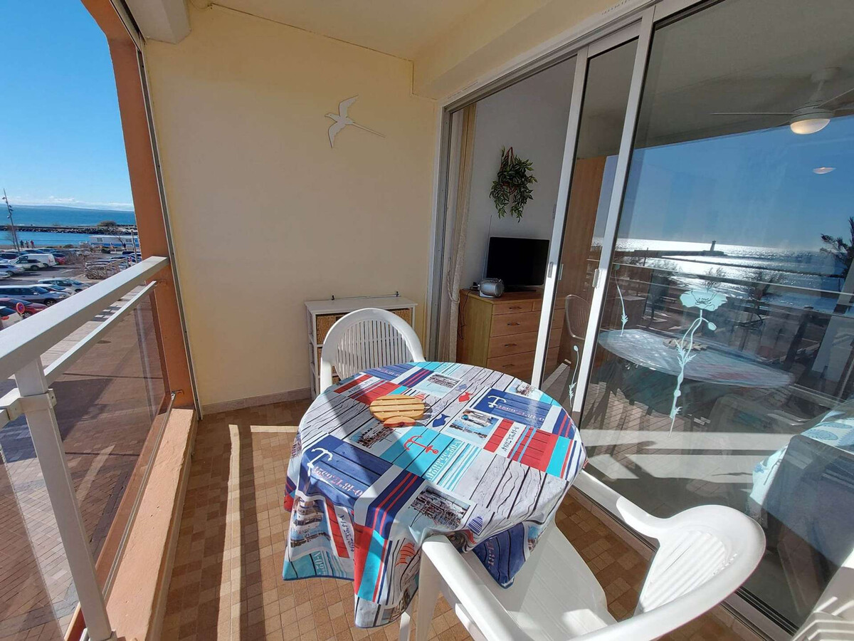 Studio cabine 4 pers. vue mer, terrasse sud, Grau d'Agde - Photo 3