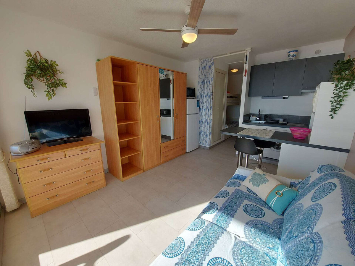 Studio cabine 4 pers. vue mer, terrasse sud, Grau d'Agde - Photo 5