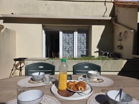 Duplex LA PALMERAIE - 2 chambres, terrasse et barbecue : photo 6