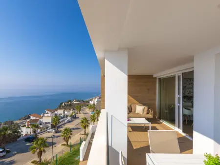 Appartement vue mer à Torrox Costa, terrasse 16 m² : photo 2