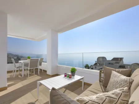 Appartement vue mer à Torrox Costa, terrasse 16 m² : photo 3