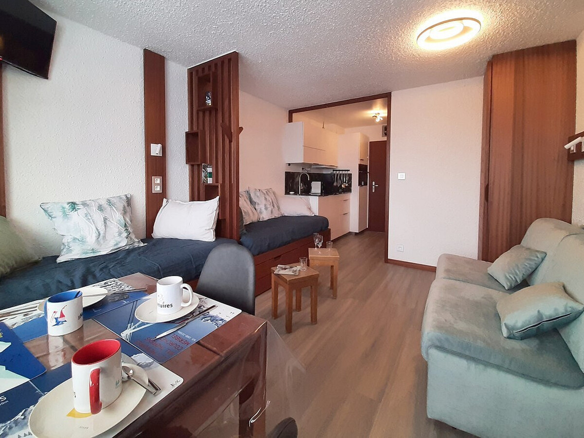 Studio rénové 21m² balcon sud-ouest aux Menuires - Photo 1