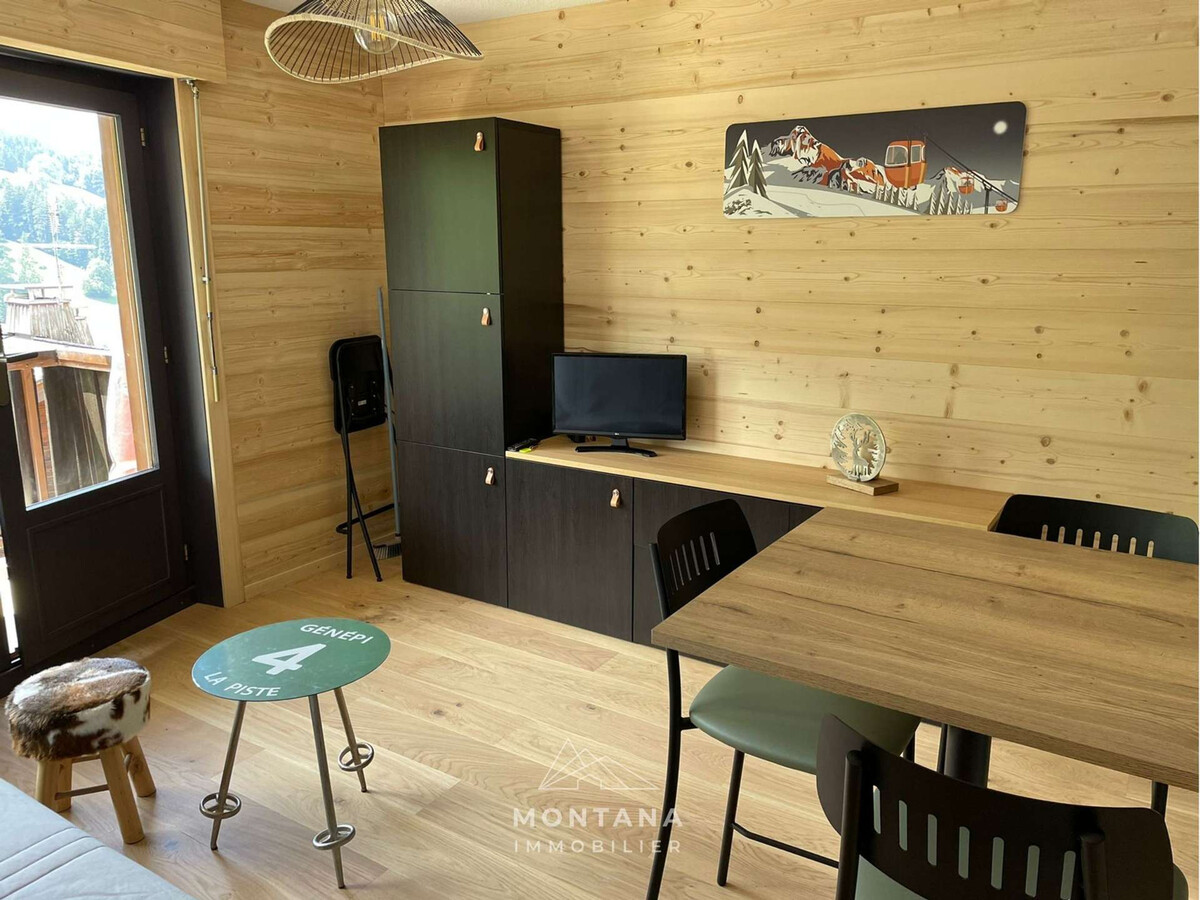 Studio rénové 4 pers. Grand-Bornand, balcon, casier ski - Photo 2