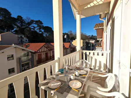 Location appartement à Arcachon, Duplex T3 lumineux avec balcon, parking et WIFI à Arcachon