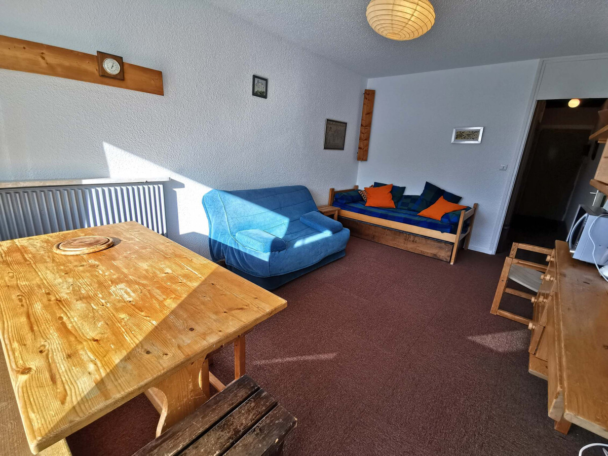 Studio cabine 4 pers. pied de pistes aux Adrets-Prapoutel - Photo 2